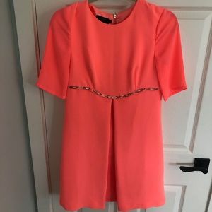 Ted Baker Pink Sleeved Dress